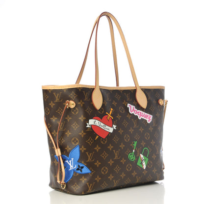 Louis Vuitton Monogram Stories Neverfull MM 4 of 11