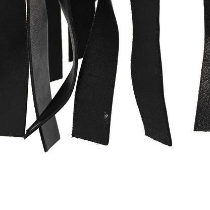 Balenciaga Calfskin XS Fringe Laundry Cabas Black 13 of 14