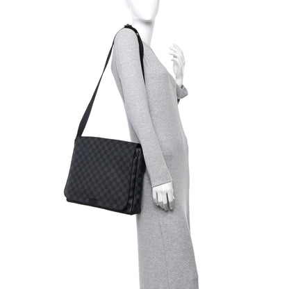 Louis Vuitton Damier Graphite District MM 3 of 21