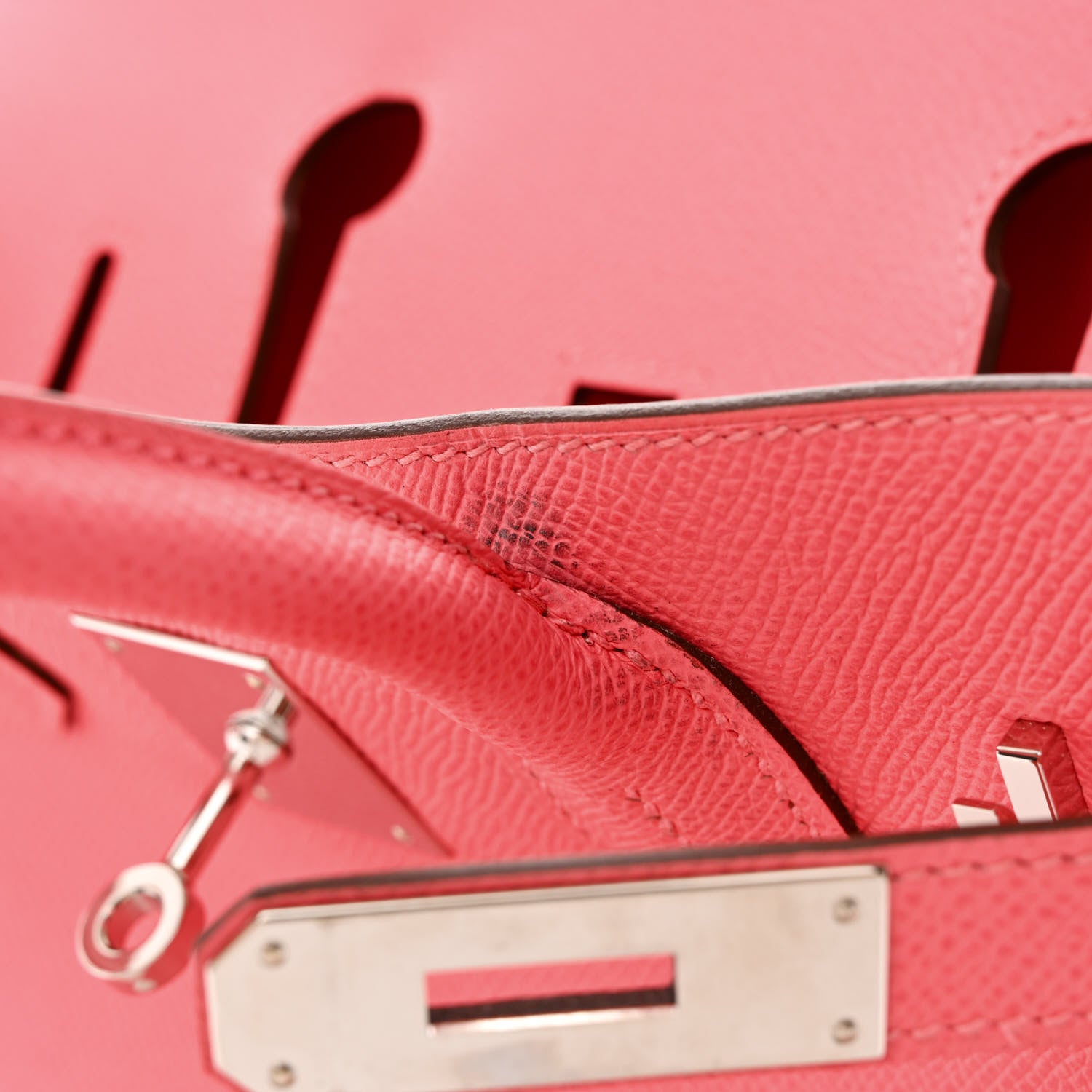 Hermes Epsom BIRKIN 30 Rose Azalee 13 of 15