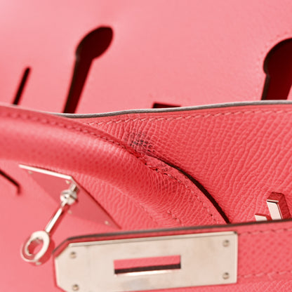 Hermes Epsom BIRKIN 30 Rose Azalee 13 of 15