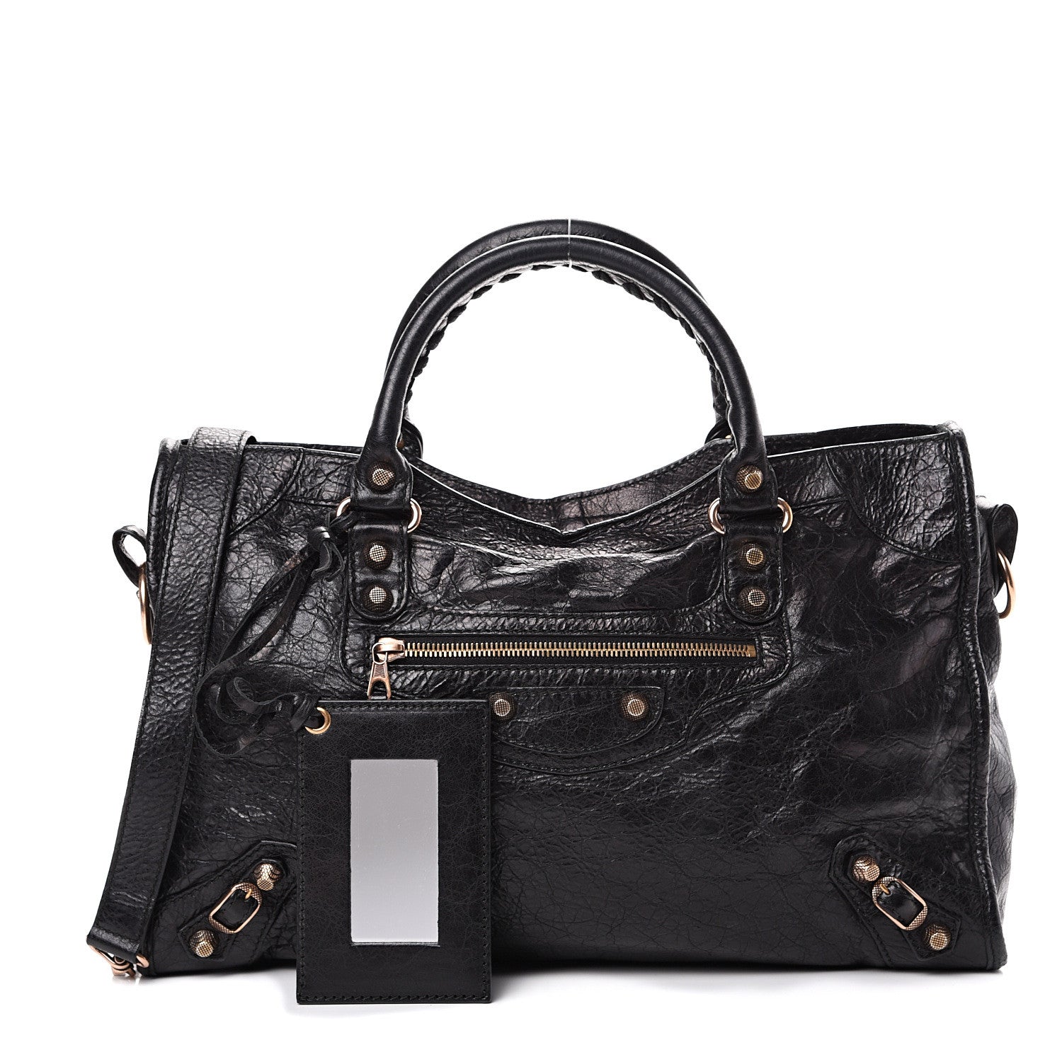 Balenciaga Agneau Giant 12 Rose Gold Hardware City Black 1 of 11