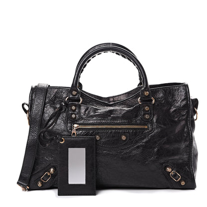 Balenciaga Agneau Giant 12 Rose Gold Hardware City Black 1 of 11