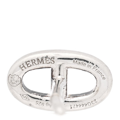 Hermes Sterling Silver TPM Farandole Earrings 4 of 5