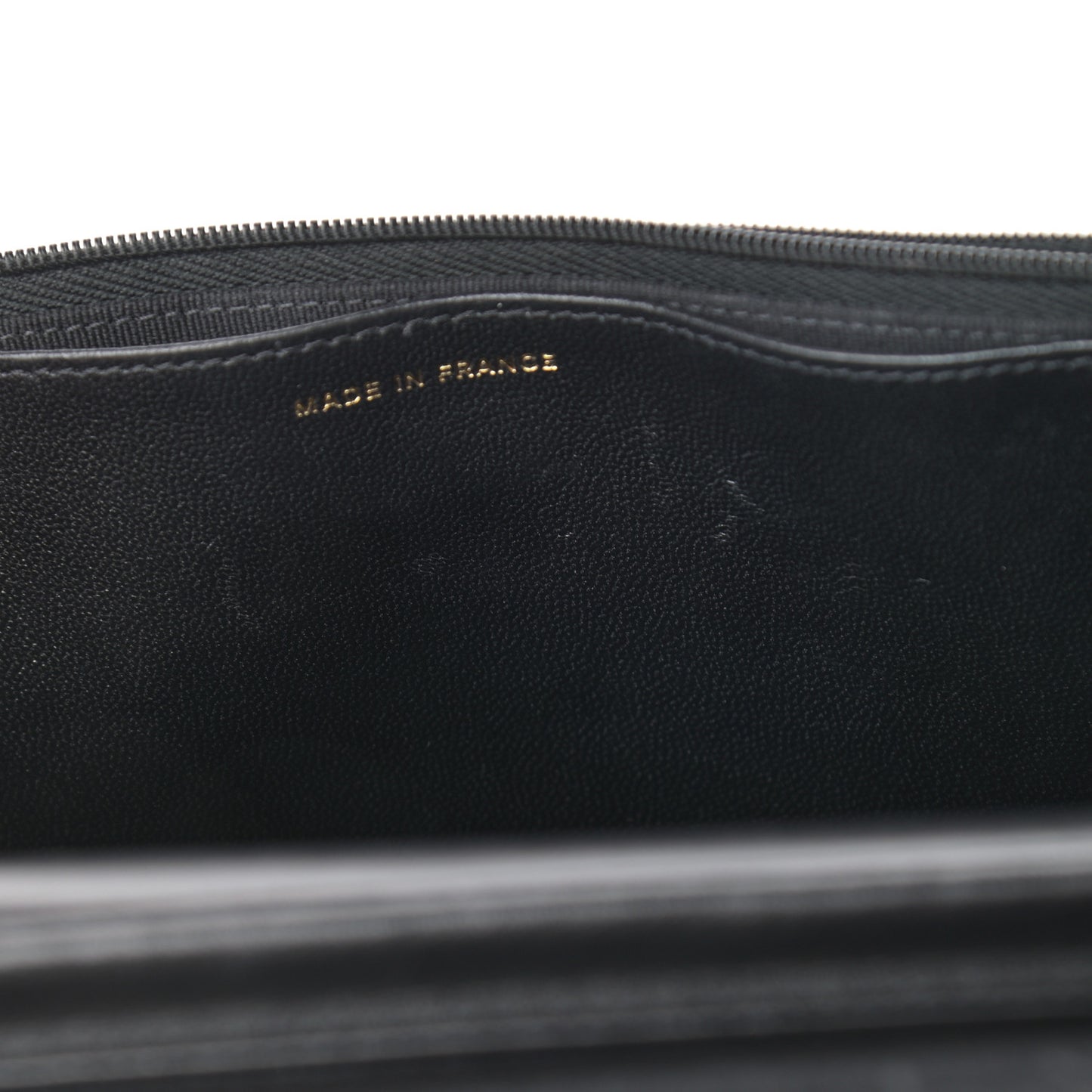 Lambskin Quilted Coco Bow Wallet On Chain WOC Black