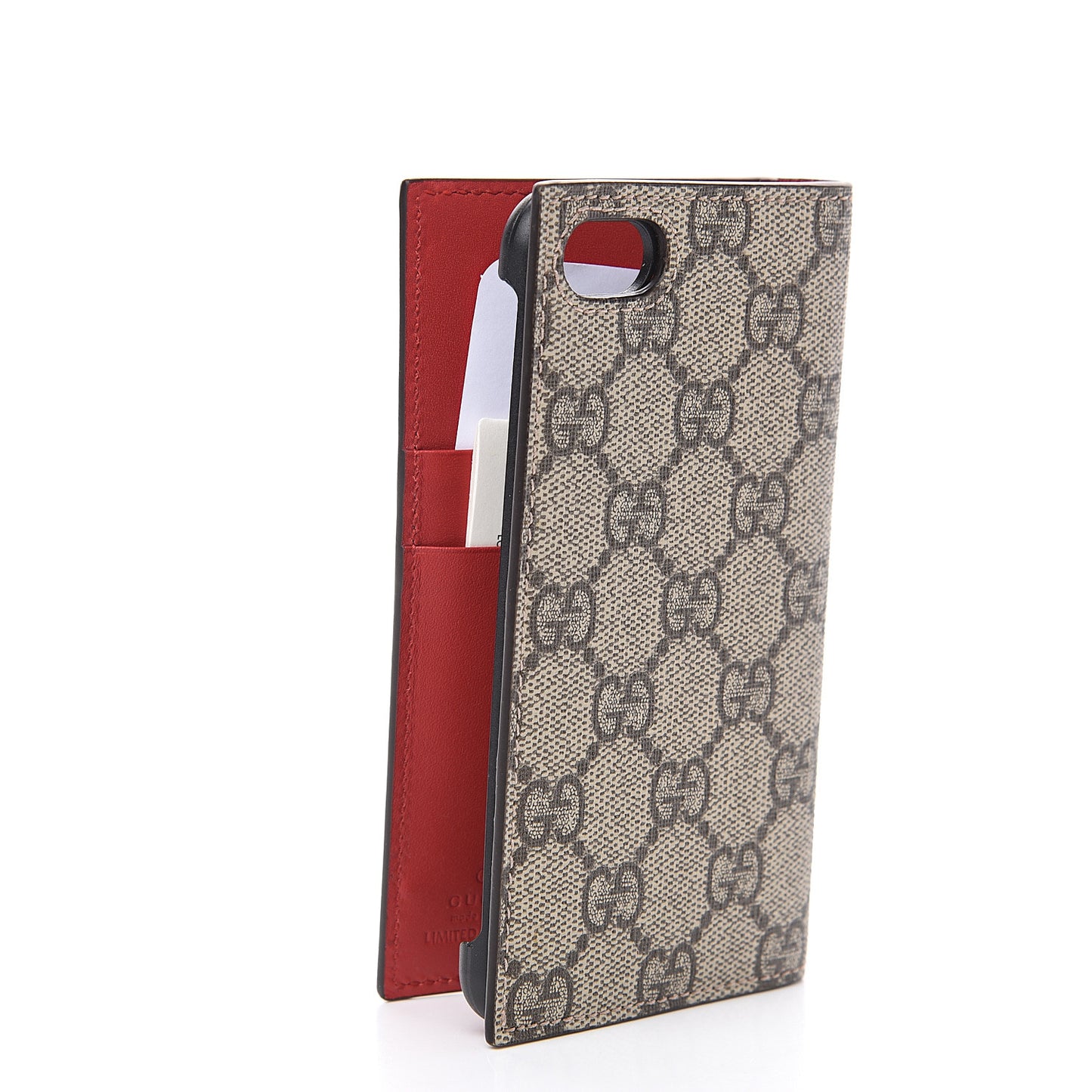GG Supreme Monogram Bosco iPhone 7/8 Case Red