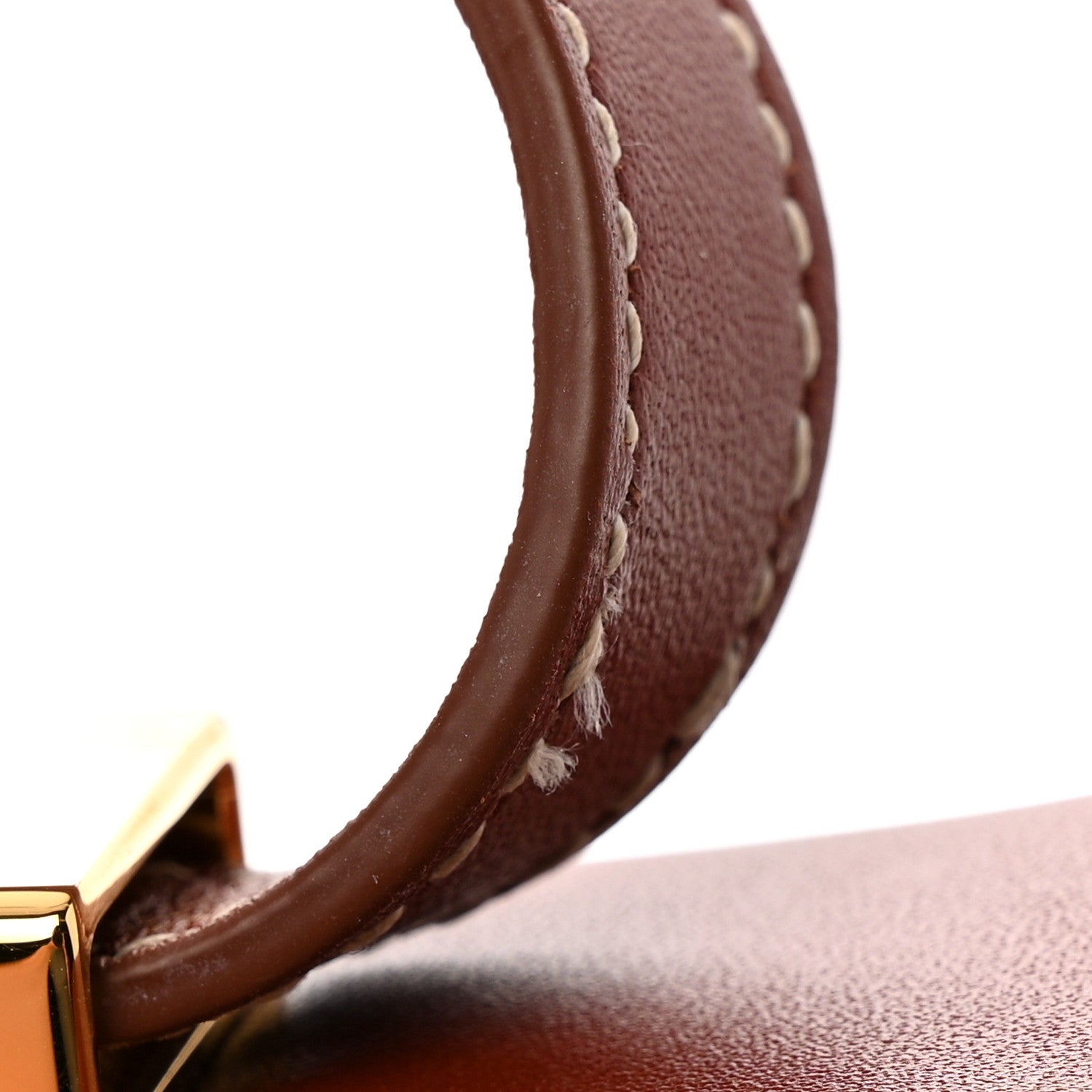 Loro Piana Saddle Calfskin Extra Bag L27 Deep Kummel 14 of 15