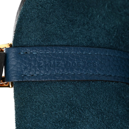 Hermes Taurillon Clemence Picotin Lock 22 MM Deep Bleu 7 of 11