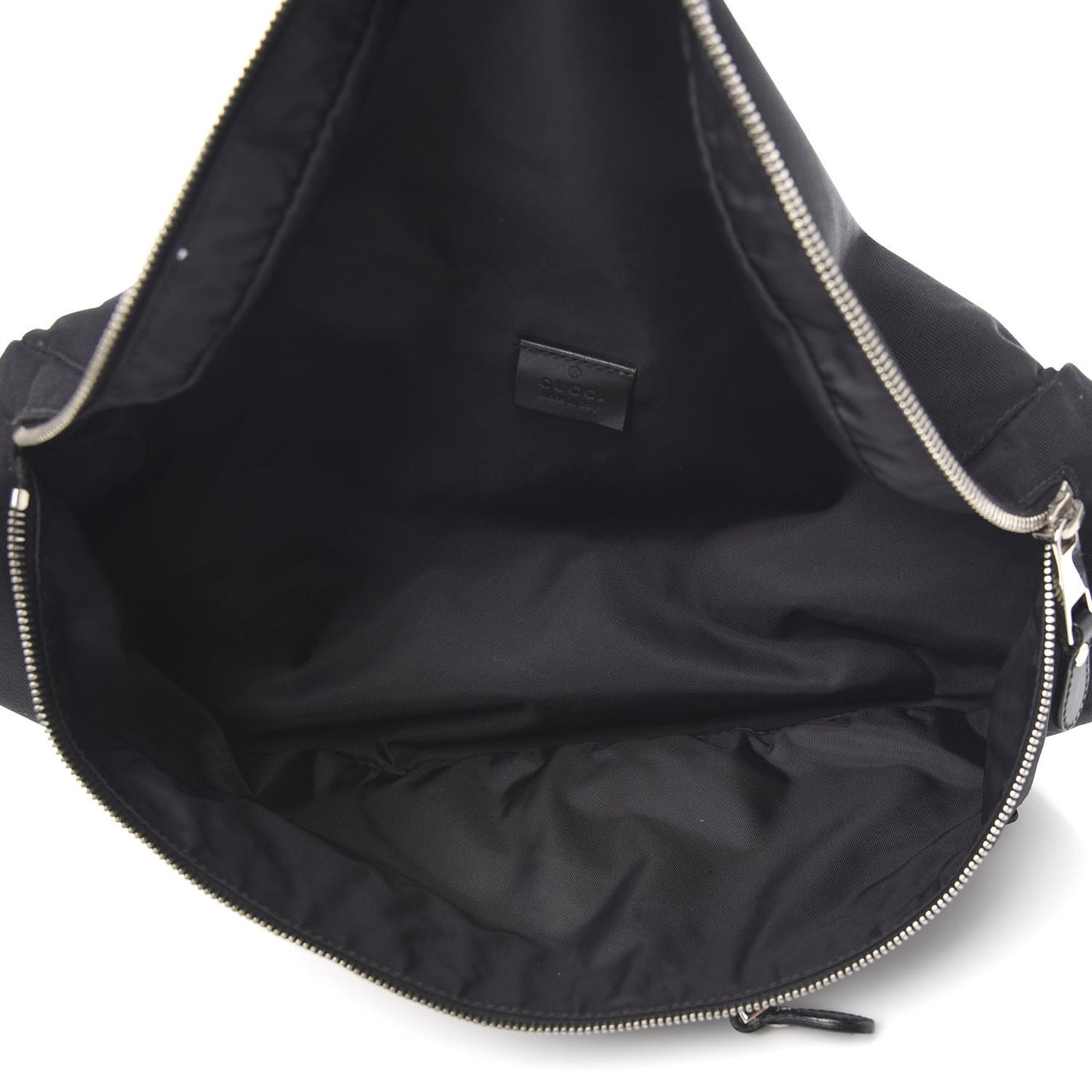 Nylon Web Belt Bag Black