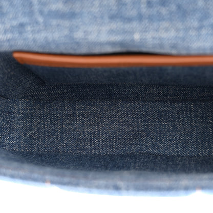 Celine Denim Matelasse Chain Shoulder Bag Blue 5 of 11