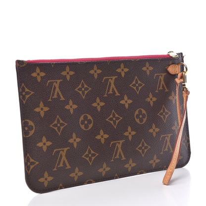 Louis Vuitton Monogram Neverfull MM GM Pochette Pivoine 3 of 8