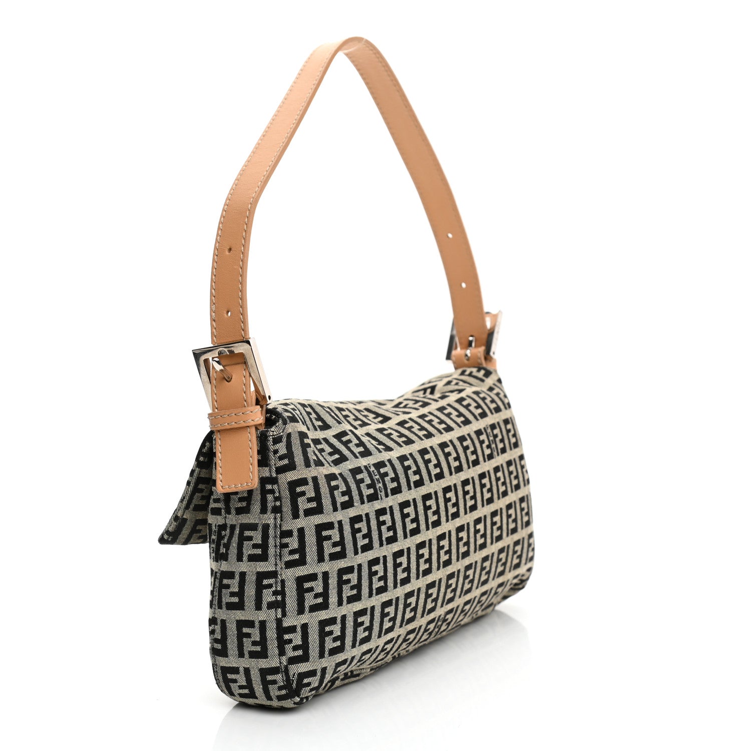 Fendi Zucchino Baguette Beige 2 of 8