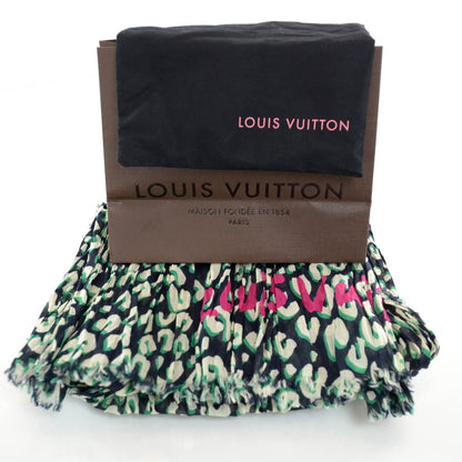 Louis Vuitton Cotton Leopard Pareo Blue Infini 5 of 5