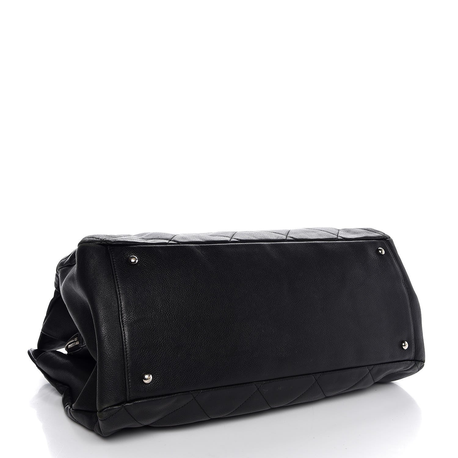 Chanel Soft Caviar Quilted Large Timeless Tote Black 4 of 10