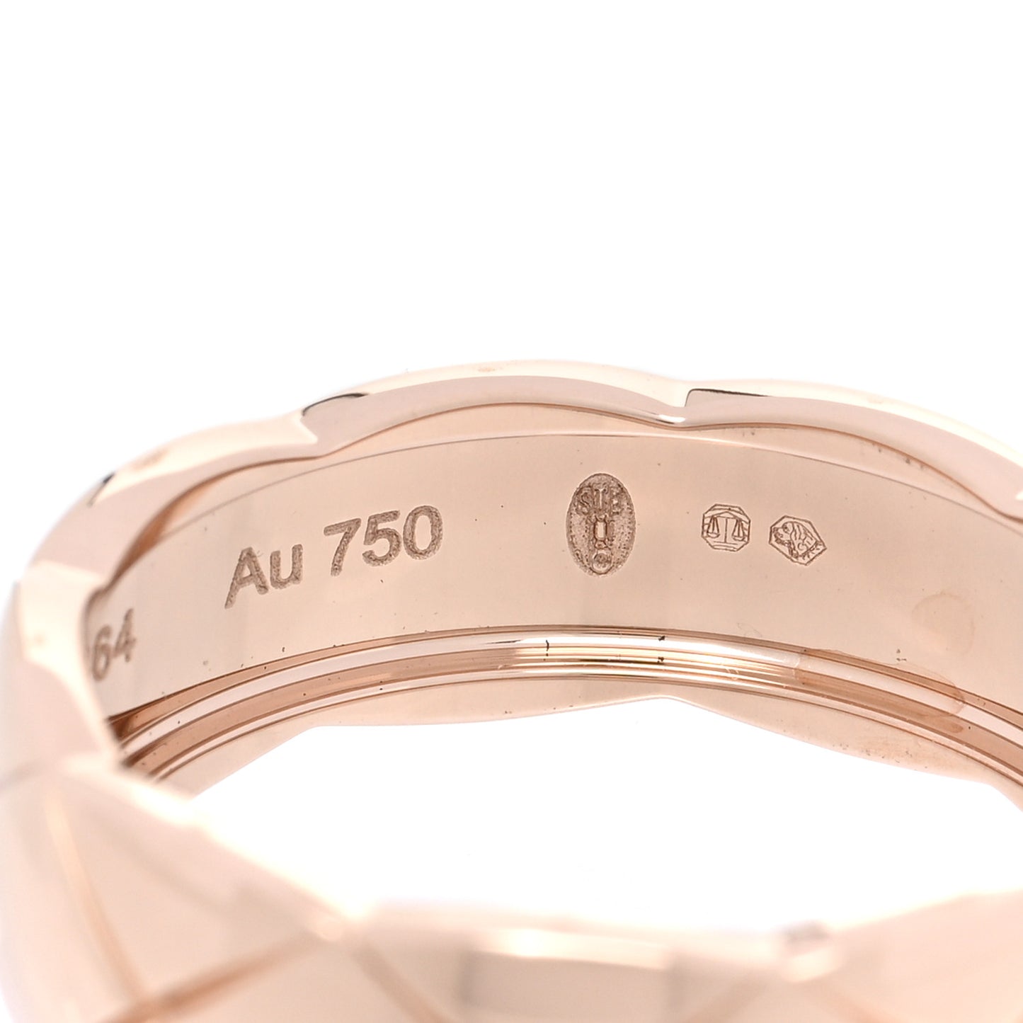 18K Beige Gold Small Coco Crush Ring 57 8