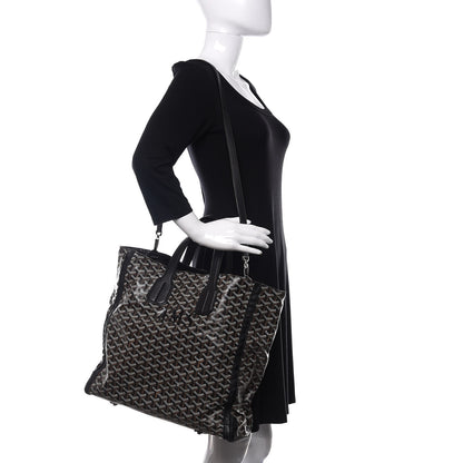 Goyard Goyardine Voltaire Tote Black 2 of 12