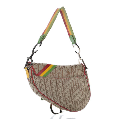 Christian Dior Monogram Rasta Saddle Bag Beige 3 of 12