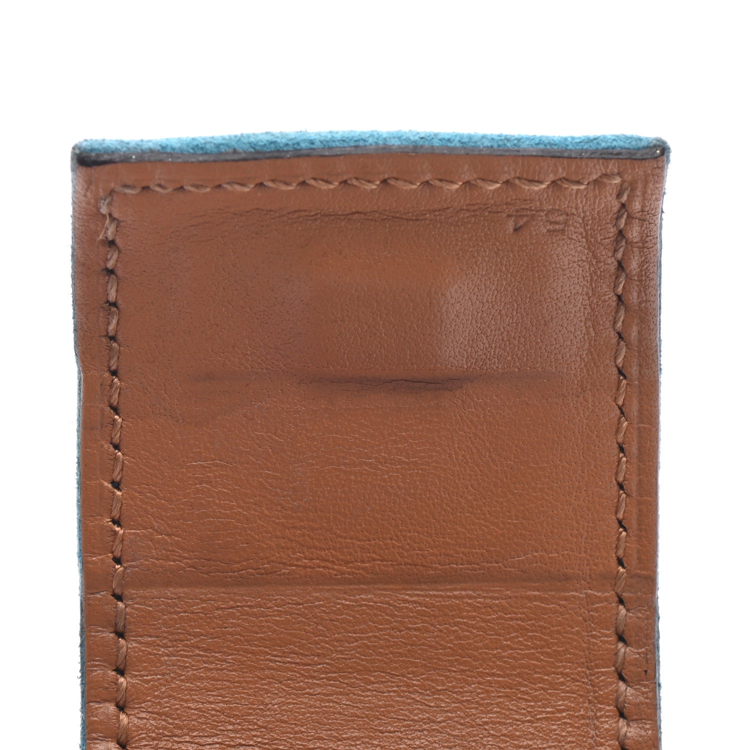 Hermes Veau Doblis Suede Collier de Chien CDC Bracelet Turquoise 6 of 8
