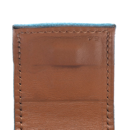 Hermes Veau Doblis Suede Collier de Chien CDC Bracelet Turquoise 6 of 8