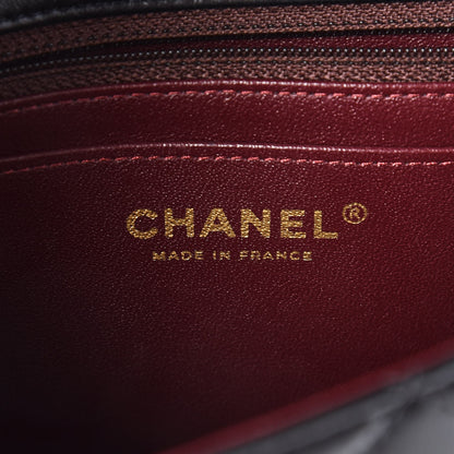 Chanel Lambskin Quilted Mini Rectangular Flap Black 6 of 8