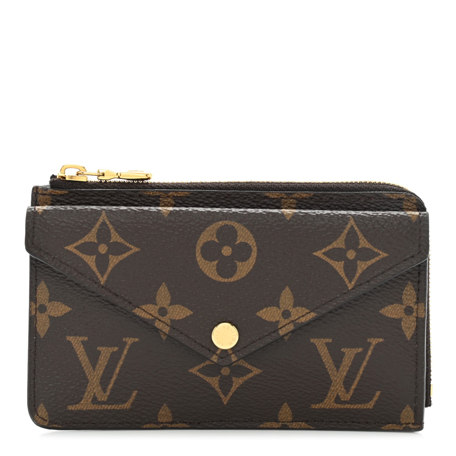 Louis Vuitton Monogram Recto Verso Card Holder Black 1 of 8