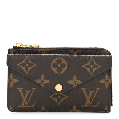 Louis Vuitton Monogram Recto Verso Card Holder Black 1 of 8