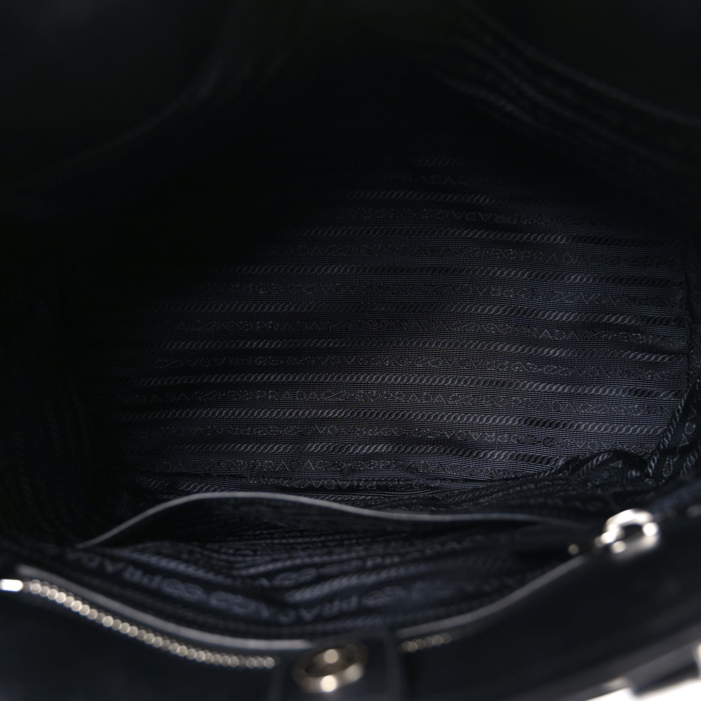 Tessuto Nylon Soft Calf Tote Black