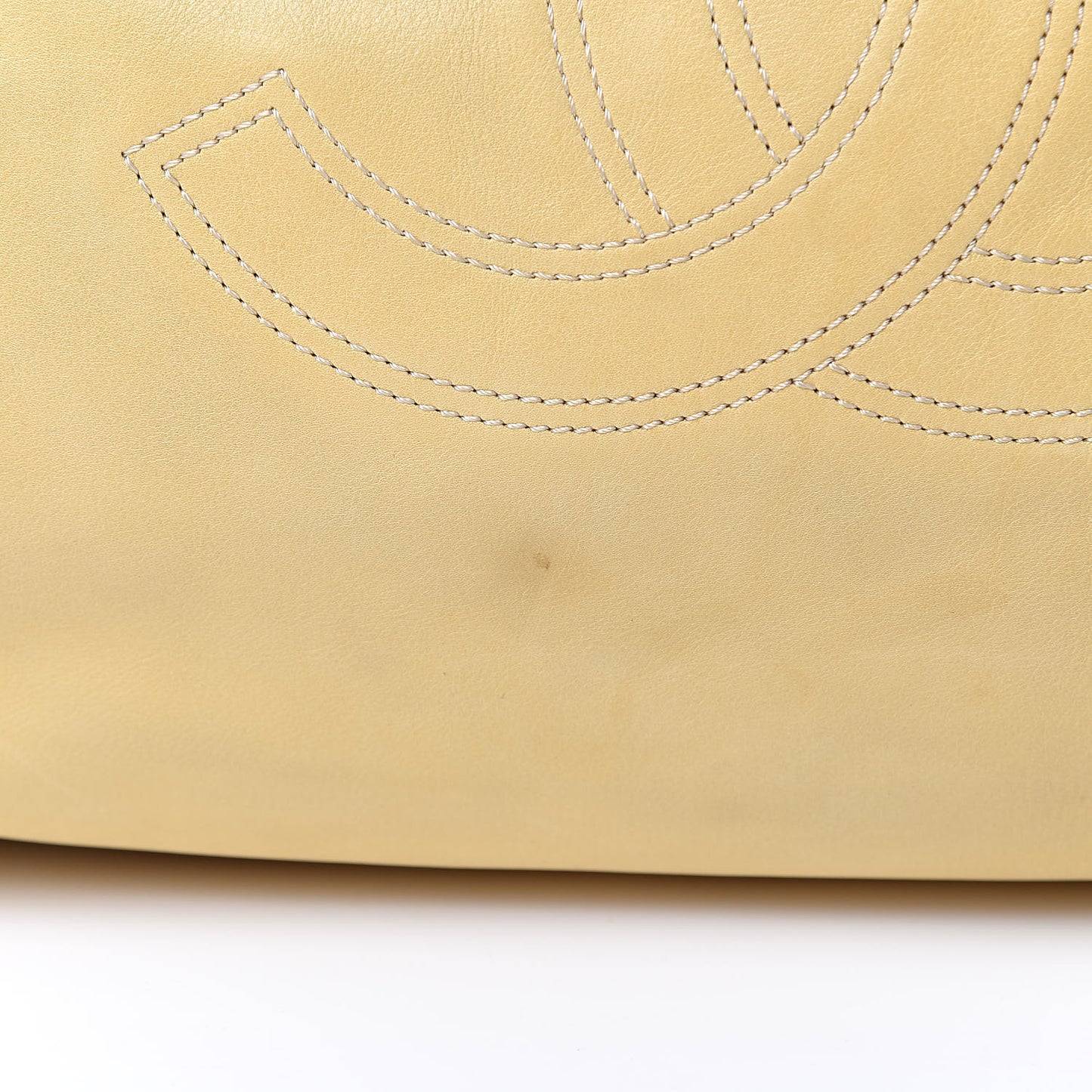 Lambskin Large Edgy Hobo Beige
