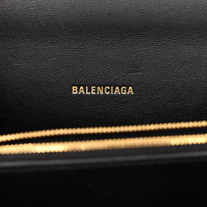 Balenciaga Box Calfskin S Sharp Chain Shoulder Bag Black 6 of 10