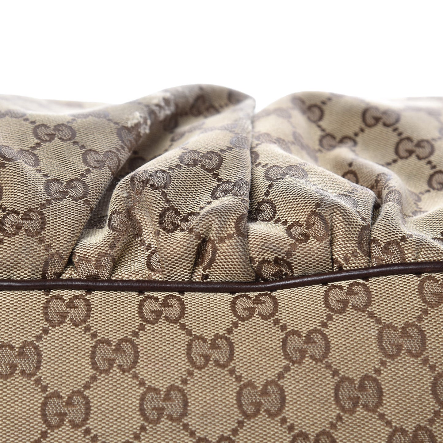 Monogram Large Jockey Hobo Dark Brown