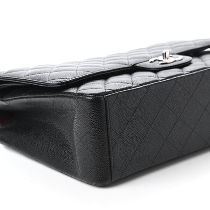 Chanel Caviar Quilted Maxi Double Flap Black 6 of 10