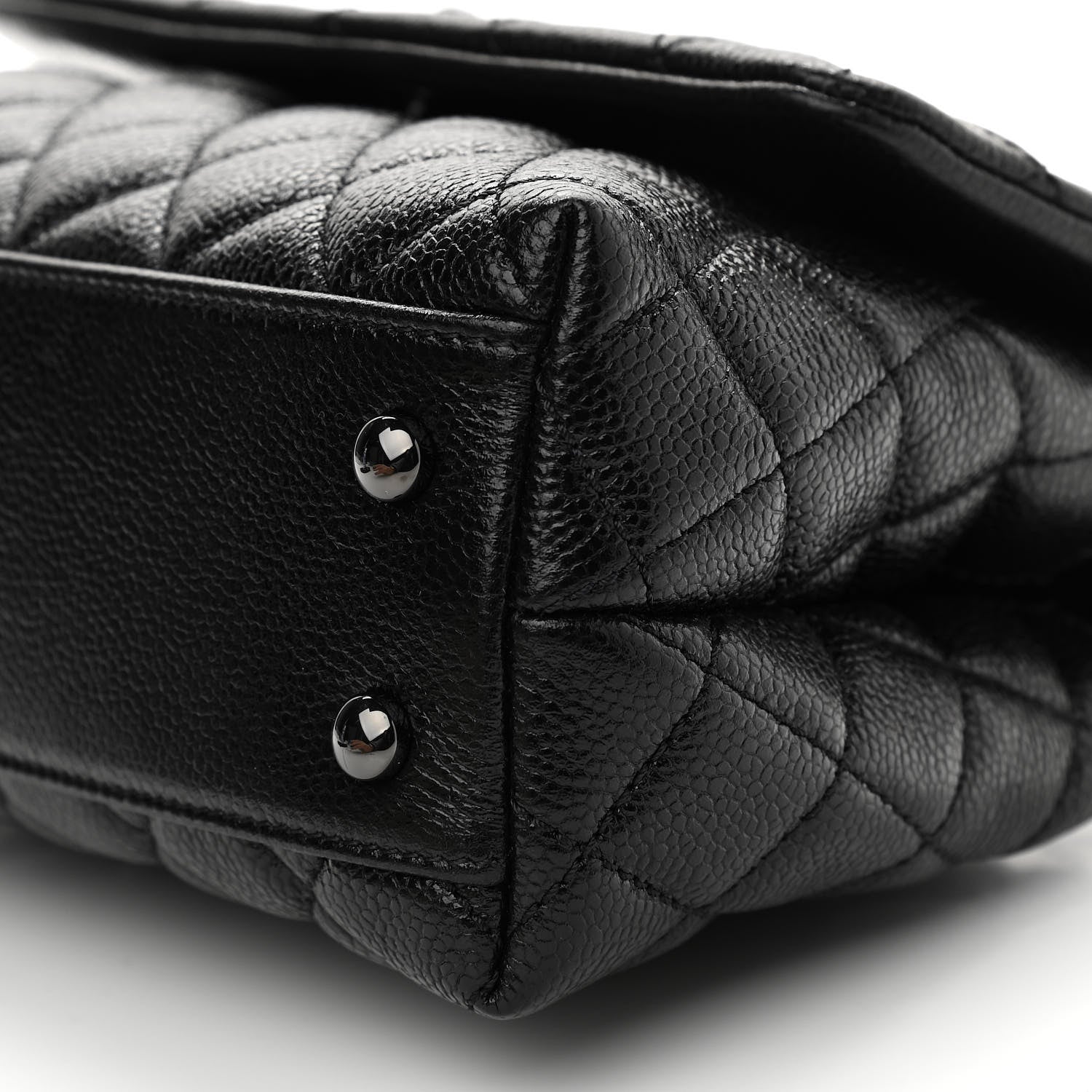 Chanel Caviar Quilted Mini Coco Handle Flap So Black 10 of 11