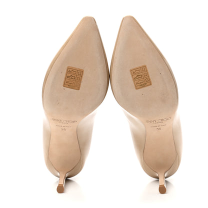 Jimmy Choo Patent Romy 85 Pumps 35 Nude 5 of 7