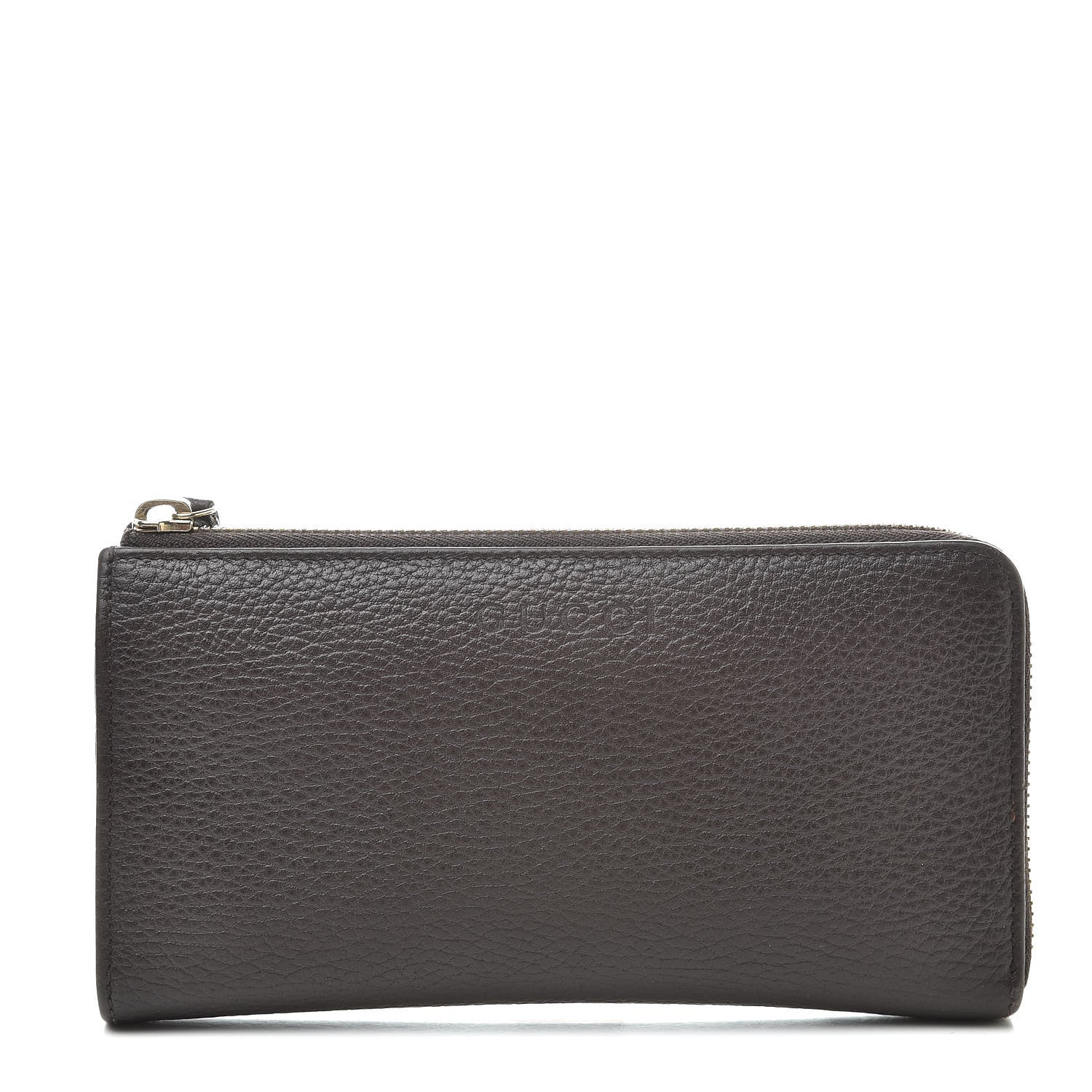 Gucci Pebbled Calfskin Donna Long Wallet Grey Field 1 of 9