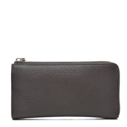 Gucci Pebbled Calfskin Donna Long Wallet Grey Field 1 of 9