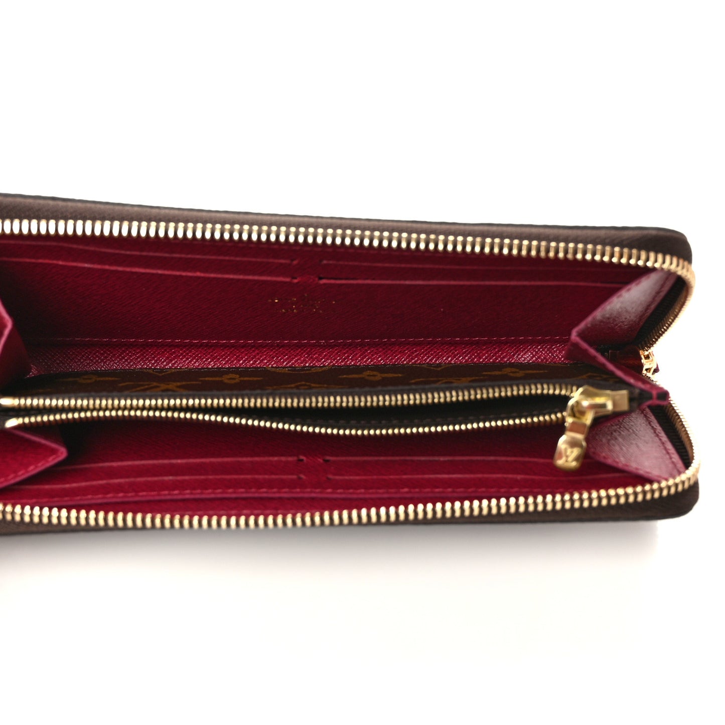 Monogram Clemence Wallet Fuchsia