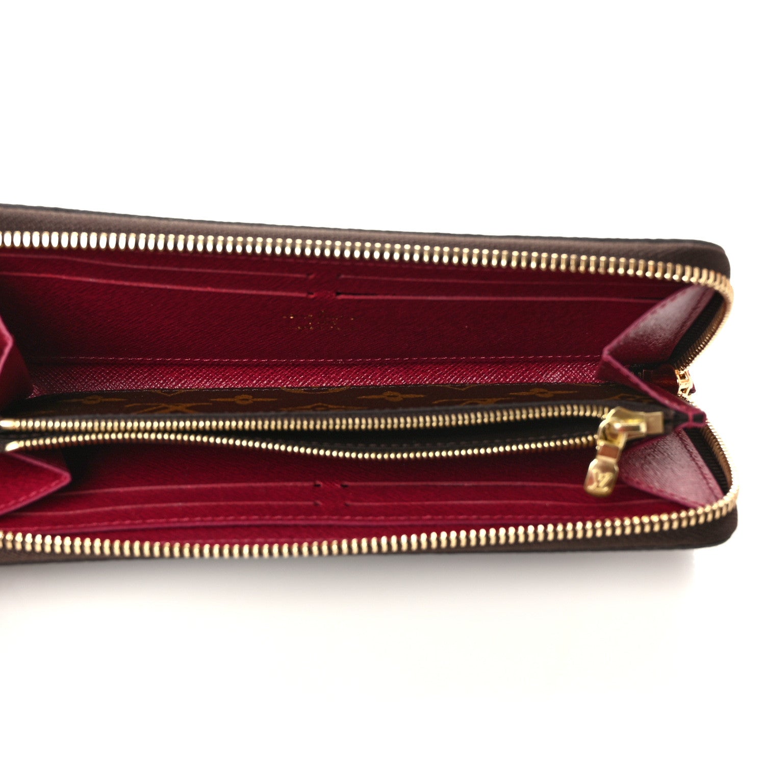 Louis Vuitton Monogram Clemence Wallet Fuchsia 5 of 10