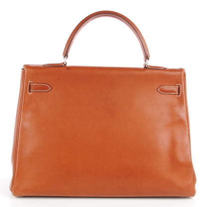 Hermes Natural Barenia Kelly Retourne 35 Fauve 14 of 23