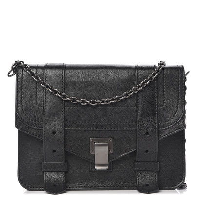 Proenza Schouler Lambskin PS1 Large Chain Wallet Black 1 of 11