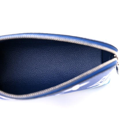Louis Vuitton Monogram Giant Escale Cosmetic Pouch Blue 5 of 8