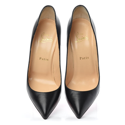 Christian Louboutin Shiny Nappa Pigalle Follies 100 Pumps 38 Black 5 of 10