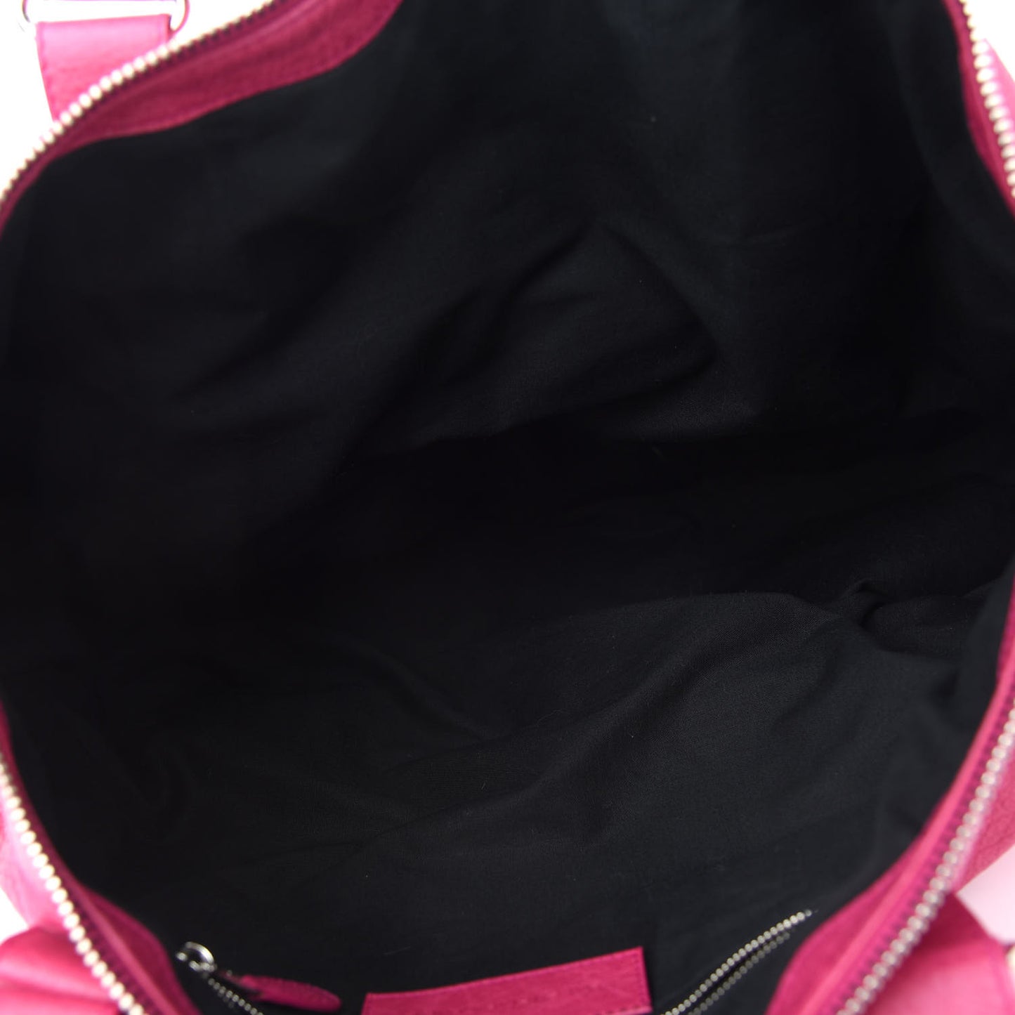 Agneau Giant 21 Silver Hardware Weekender Cyclamen Fucsia