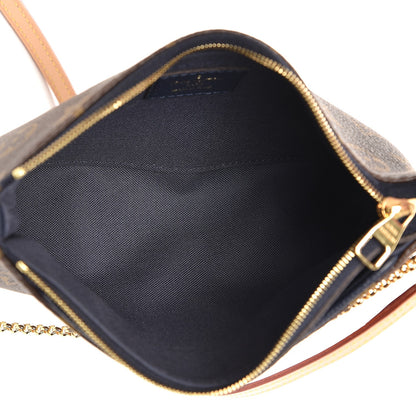 Louis Vuitton Monogram Pallas Clutch Blue Marine 5 of 8