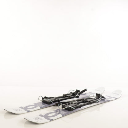 Chanel Snow Skis With Case White Grey 2 of 9