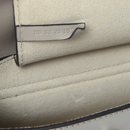 Chloe Suede Calfskin Mini Faye Shoulder Bag Motty Grey 7 of 11
