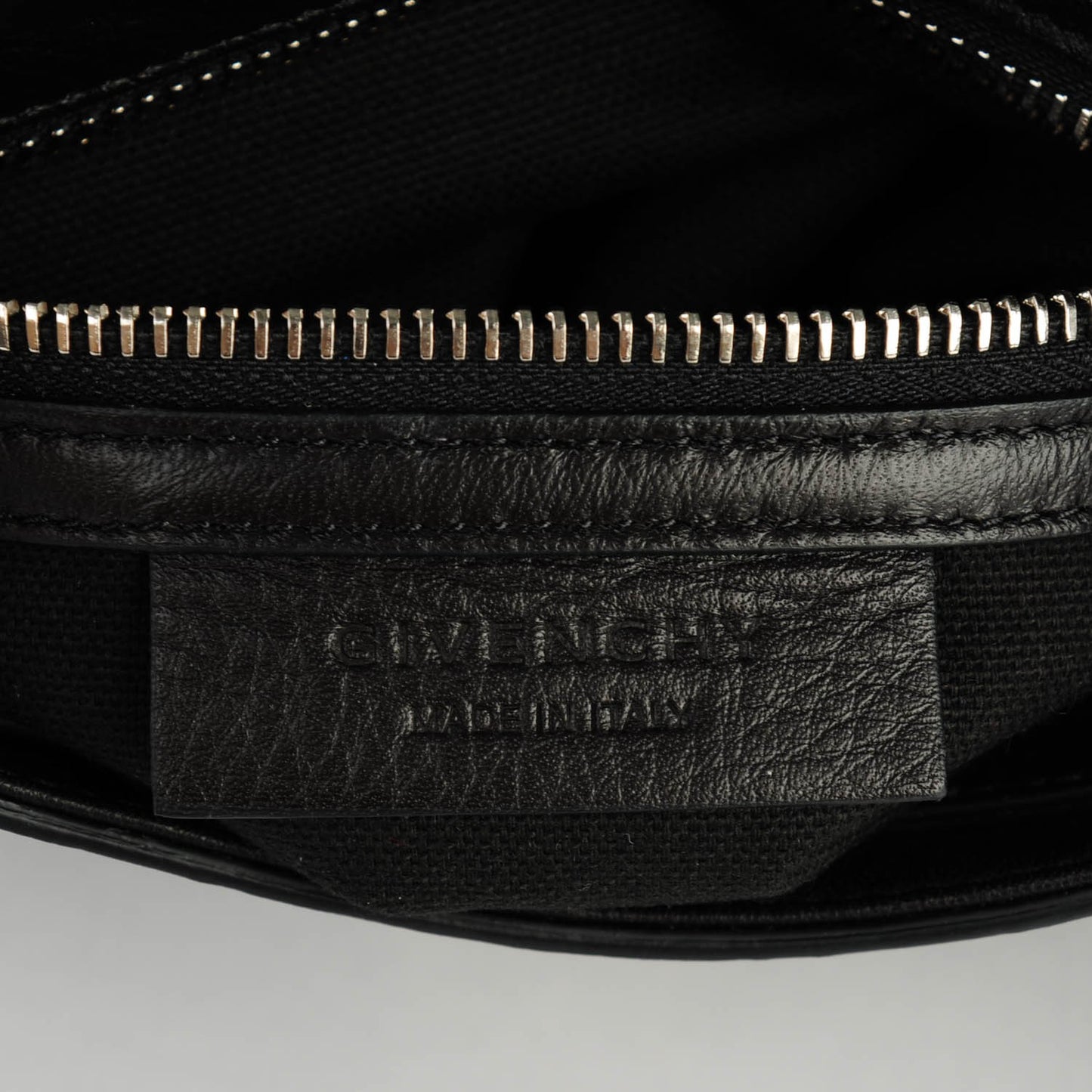 Waxy Grained Calfskin Mini Pandora Pure Flap Bag Black