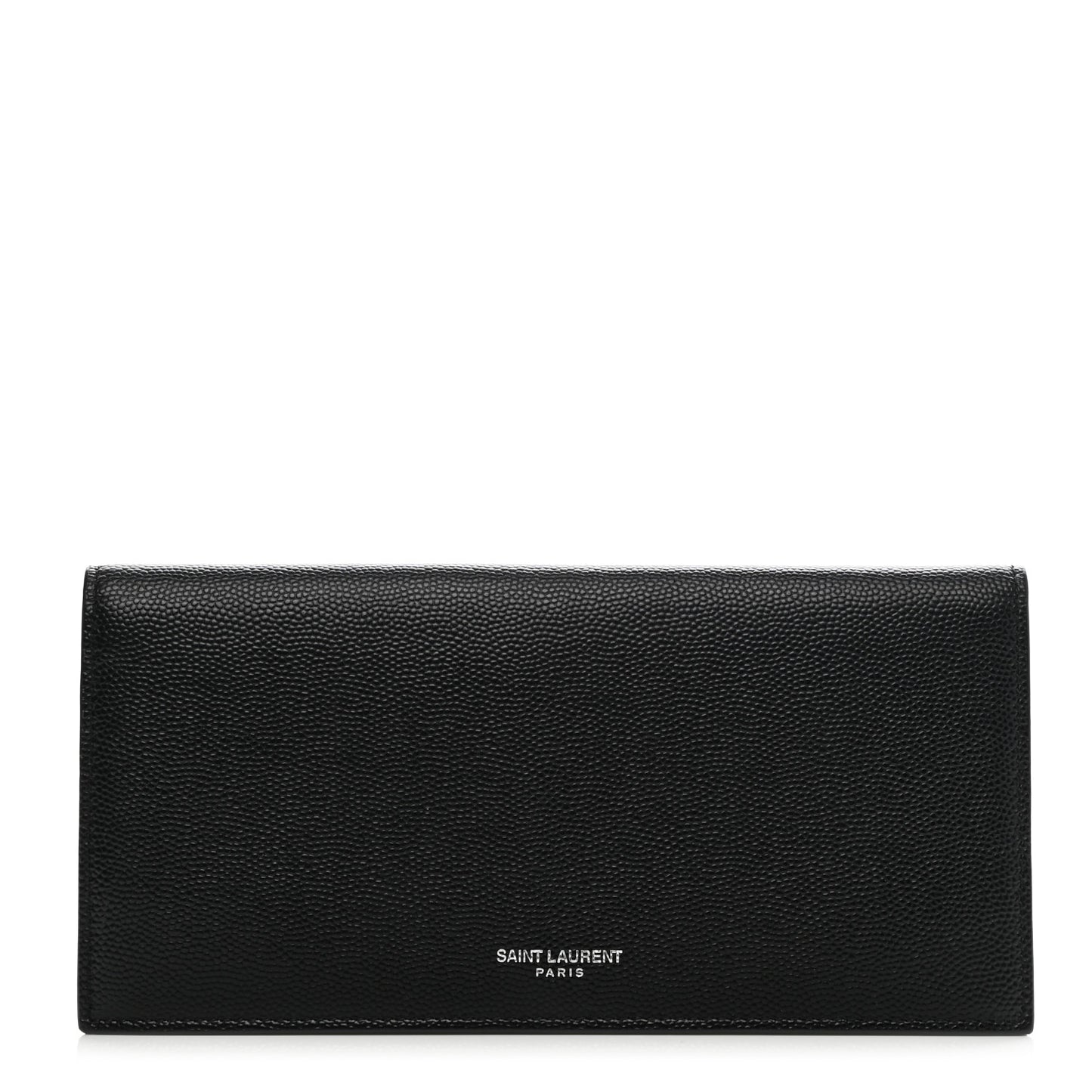 Grain De Poudre Foldover Logo Wallet Black
