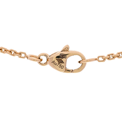 Louis Vuitton 18K Yellow Gold Diamond Idylle Blossom Pendant Necklace 5 of 6