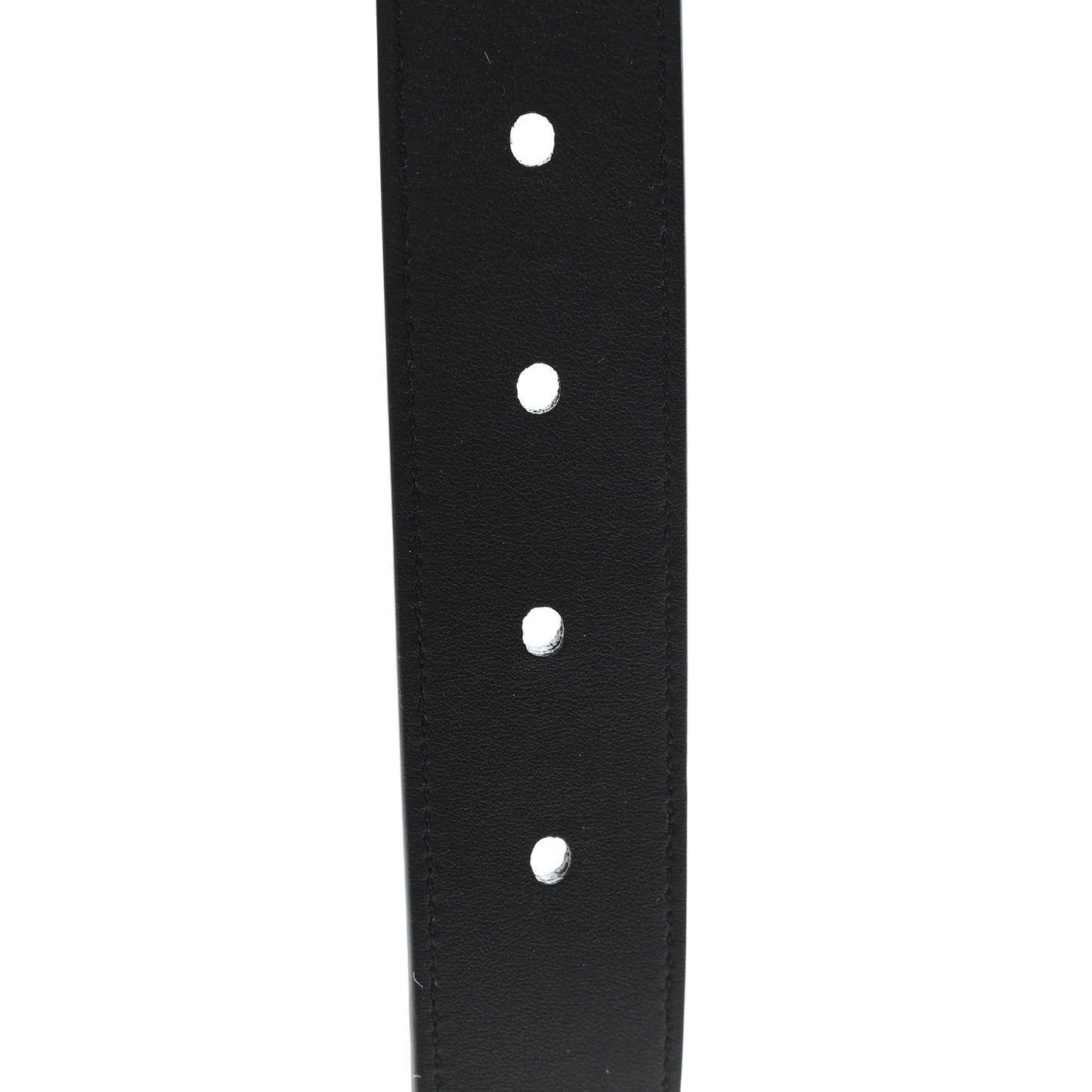 Suede Monogram Square Buckle Belt 80 32 Black