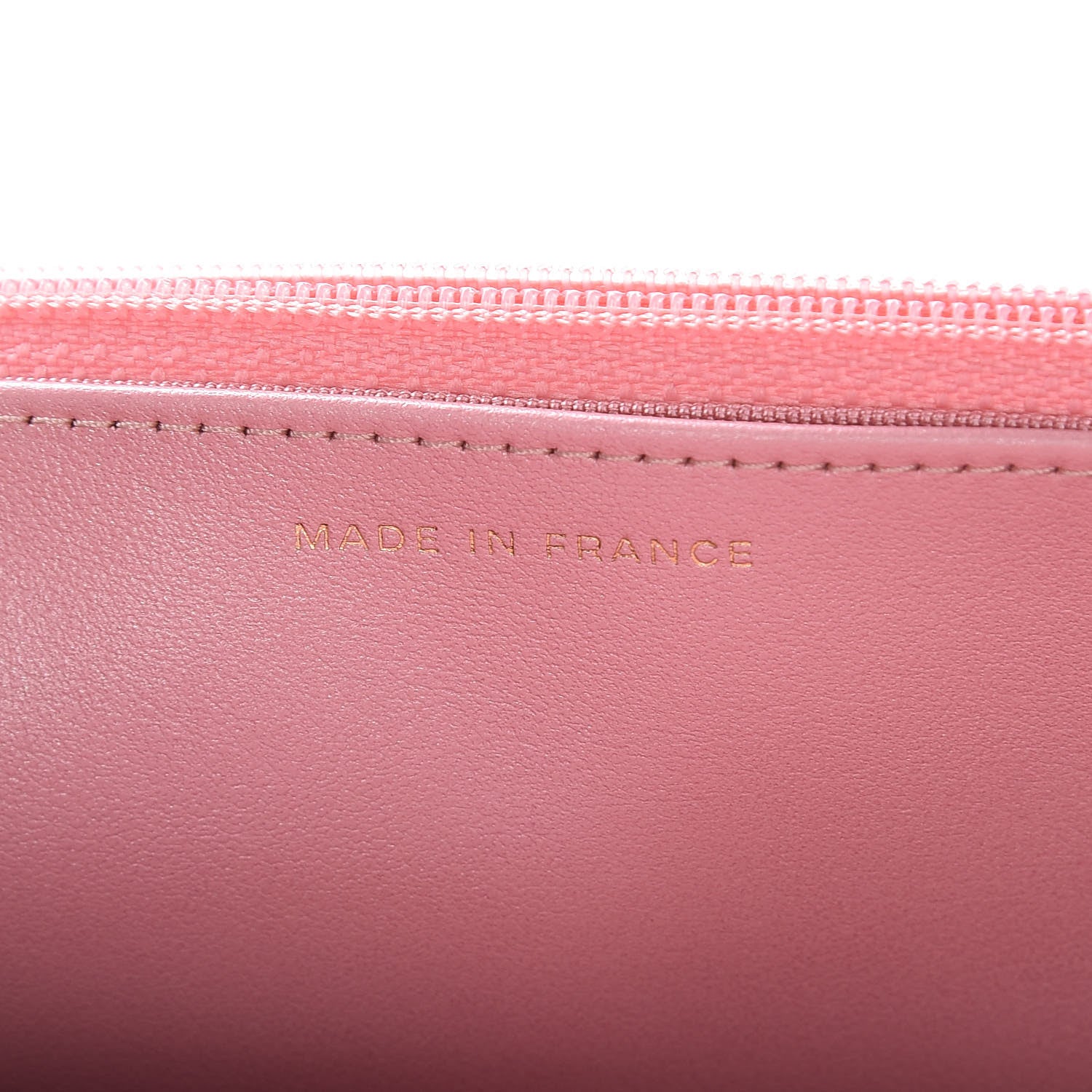 Chanel Iridescent Caviar Quilted Wallet on Chain WOC Rose Pink 7 of 9
